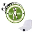 Golf Hat Clip With Magnetic Ball Marker | https://www.bestnamebadges.com