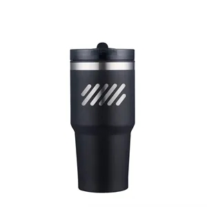 Slate 20 oz Bottle with Straw Lid