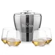 Genoa Ice Bucket & Tucson On-the-Rocks Set | https://www.bestnamebadges.com