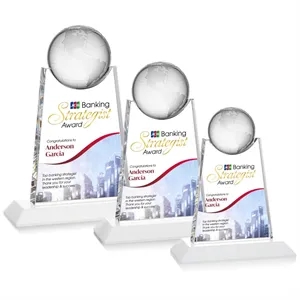 Netherford Globe VividPrint™ Award - White