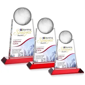 Netherford Globe VividPrint™ Award - Red