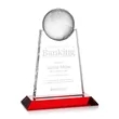 Netherford Globe Award - Red | https://www.bestnamebadges.com