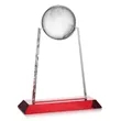 Netherford Globe Award - Red | https://www.bestnamebadges.com