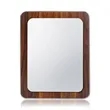 Reston Plaque - Walnut Finish/Silver | https://www.bestnamebadges.com