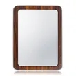 Reston Plaque - Walnut Finish/Silver | https://www.bestnamebadges.com