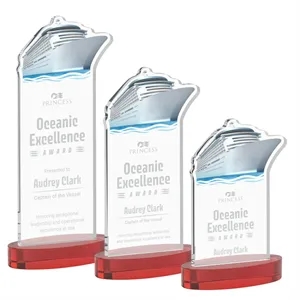 Voyager Award on Alberton Base - Red
