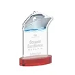 Voyager Award on Alberton Base - Red | https://www.bestnamebadges.com