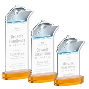 Voyager Award on Alberton Base - Amber
