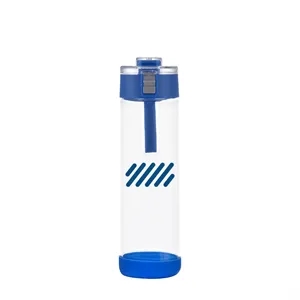 Slate 22 oz Glass Bottle with Spout Lid