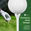3 1/4" Custom Plastic Golf Tees | https://www.bestnamebadges.com