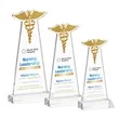 Caduceus VividPrint™ Award - Clear | https://www.bestnamebadges.com