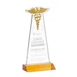 Caduceus Award - Amber | https://www.bestnamebadges.com