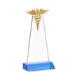 Caduceus Award - Sky Blue | https://www.bestnamebadges.com