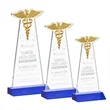 Caduceus Award - Blue | https://www.bestnamebadges.com