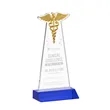 Caduceus Award - Blue | https://www.bestnamebadges.com