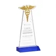 Caduceus Award - Blue | https://www.bestnamebadges.com