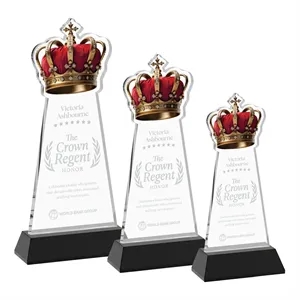 Crown Award on Hartford Base - Black