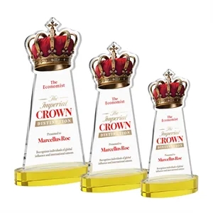 Crown VividPrint™ Award on Alberton Base - Gold