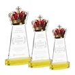 Crown Award on Alberton Base - Gold | https://www.bestnamebadges.com