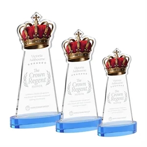 Crown Award on Alberton Base - Sky Blue