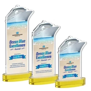 Voyager VividPrint™ Award on Alberton Base - Gold