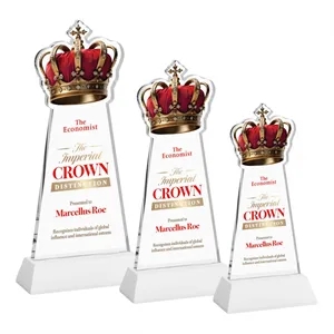 Crown VividPrint™ Award on Hartford Base - White