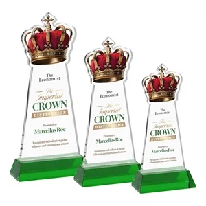 Crown VividPrint™ Award on Hartford Base - Green