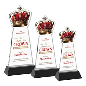 Crown VividPrint™ Award on Hartford Base - Black