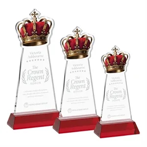 Crown Award on Hartford Base - Red