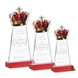 Crown Award - Red | https://www.bestnamebadges.com