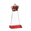 Crown Award - Red | https://www.bestnamebadges.com