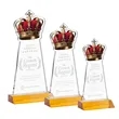 Crown Award - Amber | https://www.bestnamebadges.com