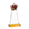 Crown Award - Amber | https://www.bestnamebadges.com