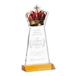 Crown Award - Amber | https://www.bestnamebadges.com