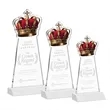 Crown Award - White | https://www.bestnamebadges.com