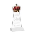 Crown Award - White | https://www.bestnamebadges.com