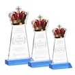 Crown Award - Sky Blue | https://www.bestnamebadges.com