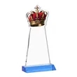 Crown Award - Sky Blue | https://www.bestnamebadges.com