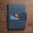 Eccolo® Foxtrot Flap Closure Journal | https://www.bestnamebadges.com