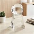 Crystal Ball Award on Tall Base | https://www.bestnamebadges.com