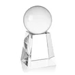 Crystal Ball Award on Tall Base | https://www.bestnamebadges.com