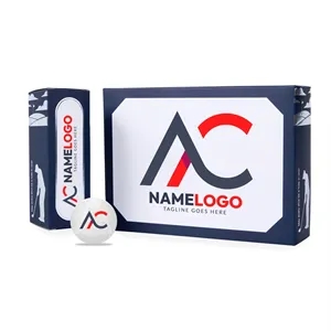 Custom Golf Ball With Sleeve And Dozen Box