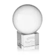 Crystal Ball Award on Cube | https://www.bestnamebadges.com