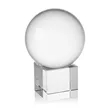 Crystal Ball Award on Cube | https://www.bestnamebadges.com