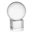 Crystal Ball Award on Cube | https://www.bestnamebadges.com