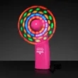 Light Up Promotional Mini Fans | https://www.bestnamebadges.com