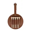 PU Leather Golf Tee Holder With Adjustable Strap | https://www.bestnamebadges.com