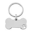 Pet Bone Shape Keychain | https://www.bestnamebadges.com