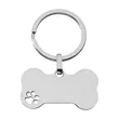 Pet Bone Shape Keychain | https://www.bestnamebadges.com
