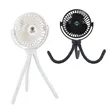 Twisty Rechargeable Portable Fan with Bendable Tripod Feet | https://www.bestnamebadges.com